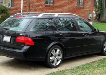 Półoś przednia lewa Saab 9-5 FL II